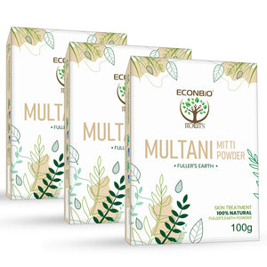 ECONBIO ROOTS Multani Mitti Powder 100g (Pack of 3)