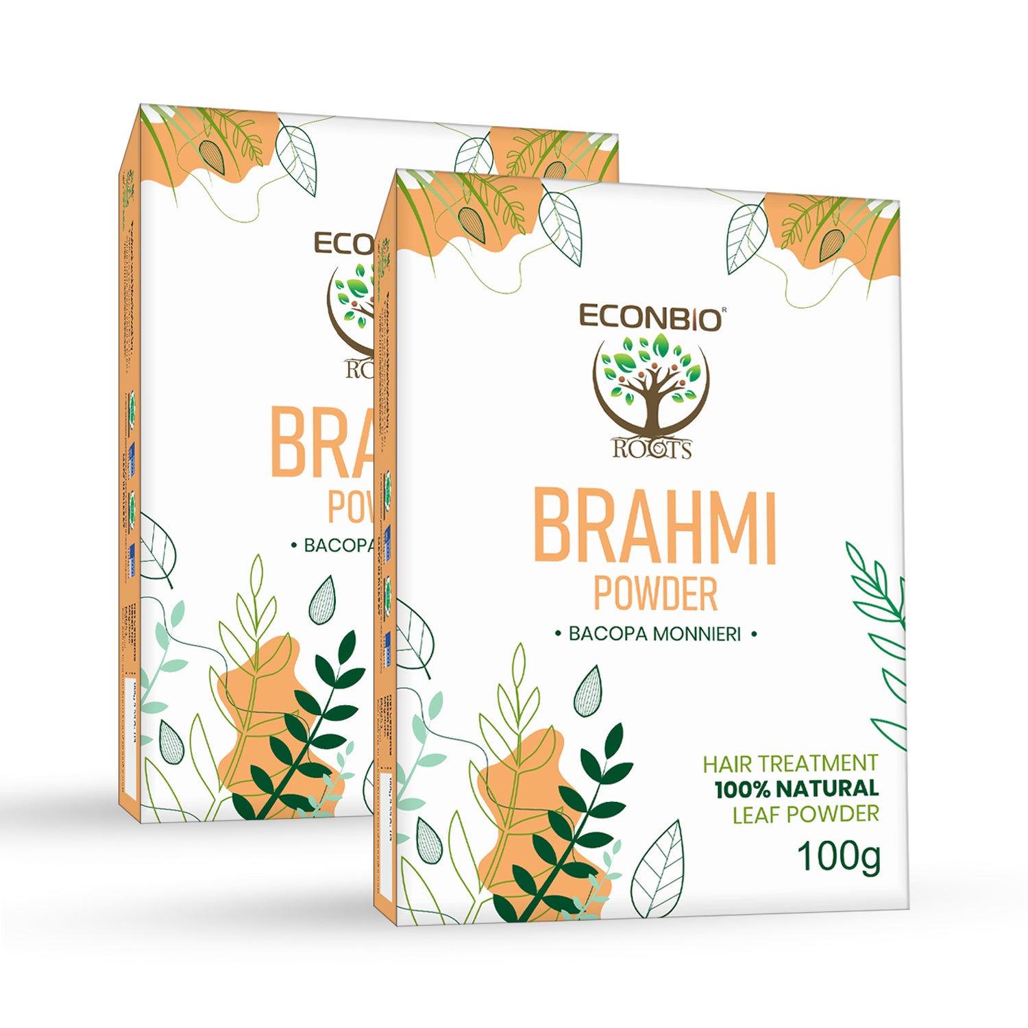 ECONBIO ROOTS 100% Natural Brahmi Powder 100g (Pack of 2)