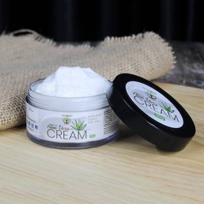 Econbioroots 100% Natural Aloe Vera Moisturizer Cream For Face (Pack o