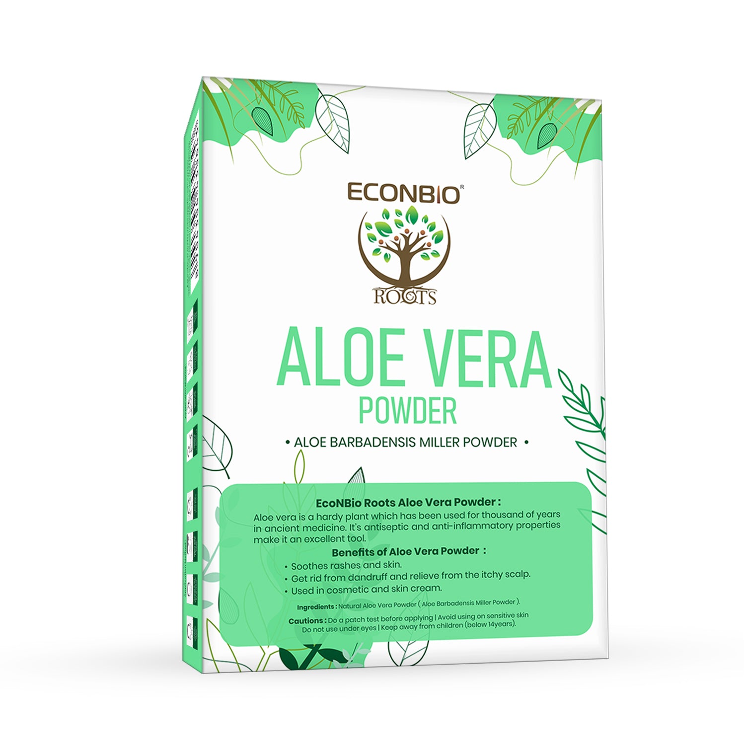 ECONBIO ROOTS Natural Skin Care Combo (Aloe vera 100g and Tulsi Powder 50g)