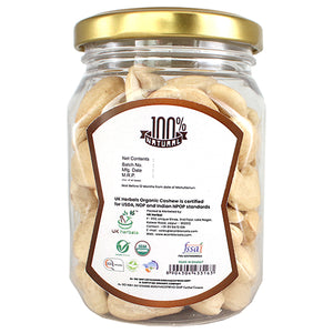 ECONBIO ROOTS Certified 100% Organic Cashews ( KAJU) 150g | Organically Grown