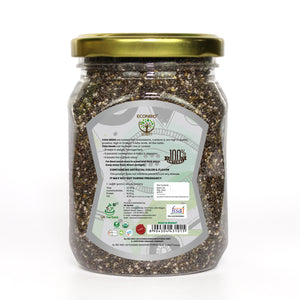 ECONBIO ROOTS Certified Organic Raw Chia Seeds 200g (Pack of 2)