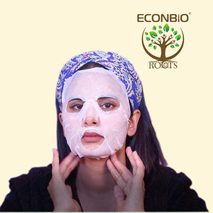 ECONBIO ROOTS Labute Pink Rose & Collagen Facial Mask (Pack of 2)