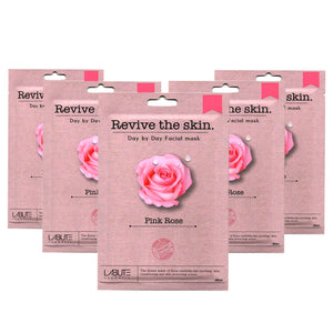 ECONBIO ROOTS Labute Pink Rose Facial Mask (Pack of 5)