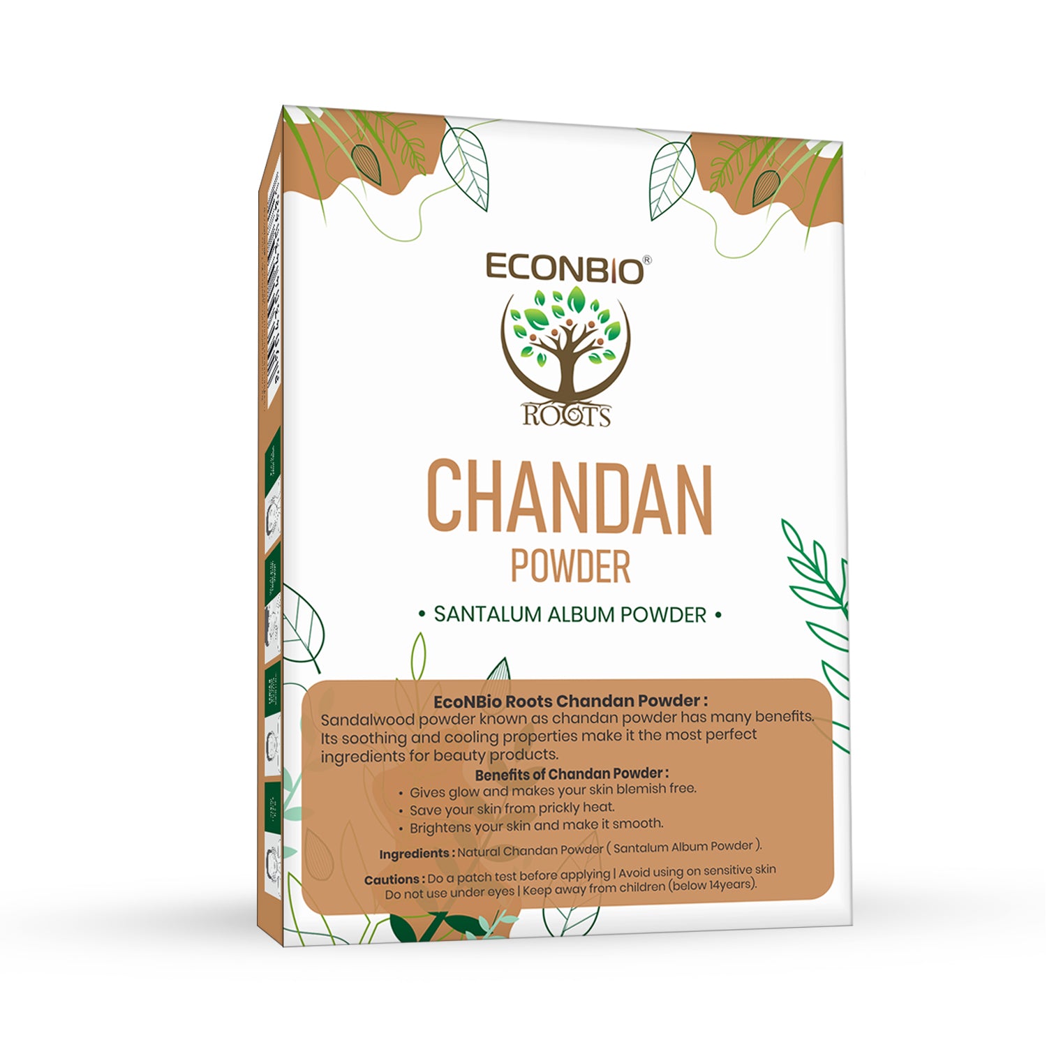 ECONBIO ROOTS 100% Natural Chandan Powder 50g (Pack of 2)
