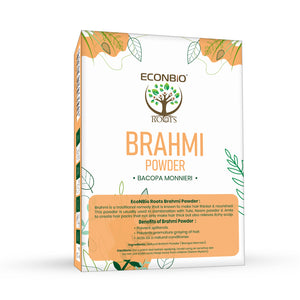 ECONBIO ROOTS Natural Hair Care Combo (Bhrahmi 100g, Senna 100g, Shikakai 100g & Bhringaraj Powder 100g)