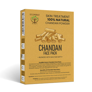 ECONBIO ROOTS 100% Natural Chandan/Sandalwood Face Pack 50g (Pack of 3)