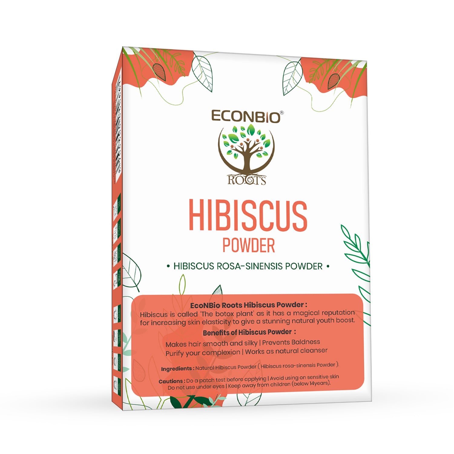 ECONBIO ROOTS 100% Natural Hibiscus Powder 50g (Pack of 2)