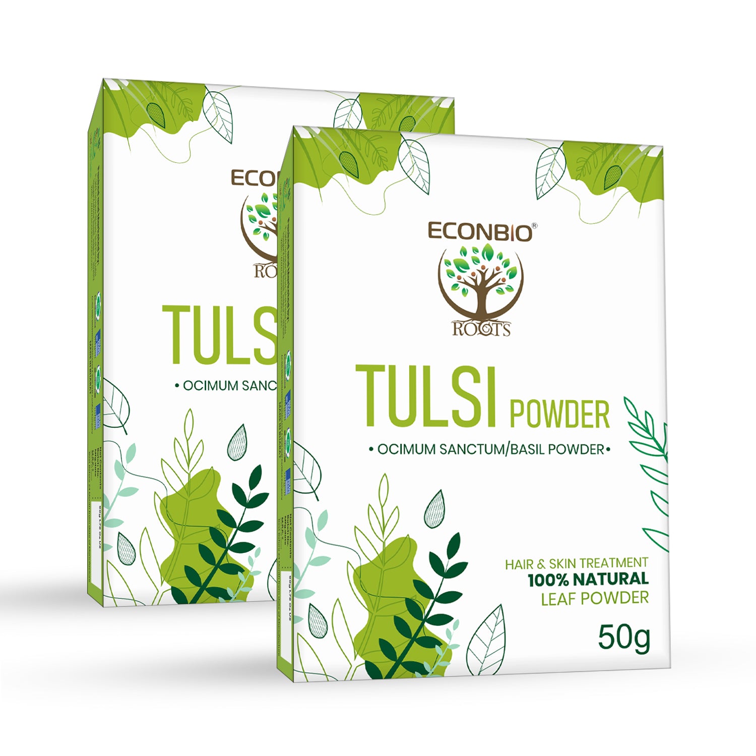 ECONBIO ROOTS Tulsi Powder 50g (Pack of 2)