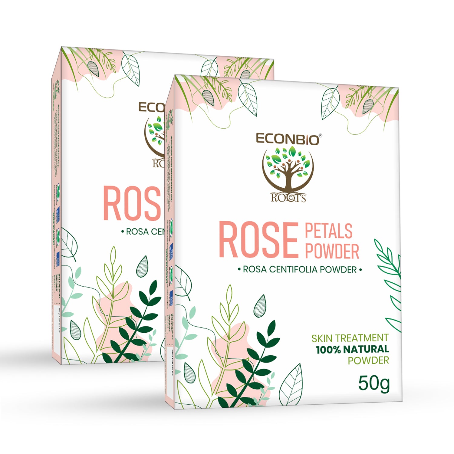 ECONBIO ROOTS Rose Petals Powder 50g (Pack of 2)