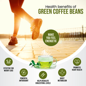 ECONBIO ROOTS Green Coffee Beans | Natural Immunity Booster | Weight Loss Management | 200g