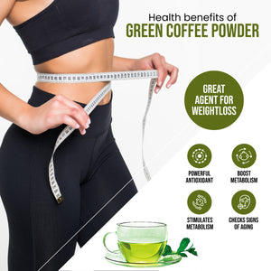 ECONBIO ROOTS Green Coffee Powder | Natural Immunity Booster | Weight Loss Management | 200g