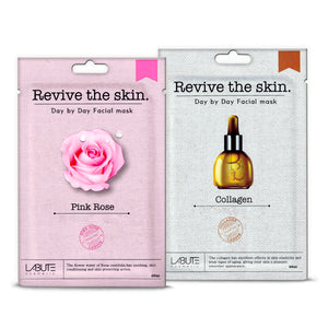 ECONBIO ROOTS Labute Pink Rose & Collagen Facial Mask (Pack of 2)